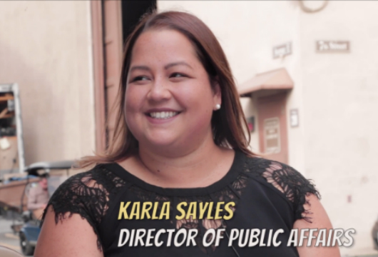 Karla Sayles Gladeo trên đường đi